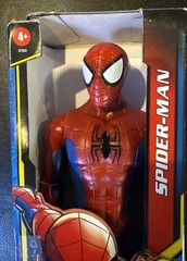 Spider-Man Lot: 1982 Vintage Comic VG + 12″ Titan Hero Action Figure In Box