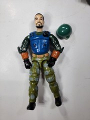 Tan AWE Striker 25th Anniversary G.I. Joe With Kitbash Driver