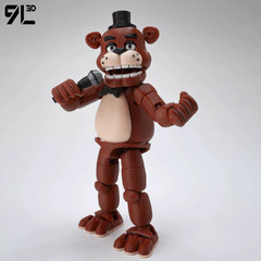 9L3D Printed FNAF Freddy Fazbear’s Pizza Movable Toys Action Figures Motion