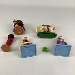 Disney Tangled Figures Toppers Rapunzel Hook Hand Pub Thug Arianna Maximus Lot
