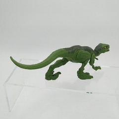 2018 Mattel Jurassic World Attack Pack Velociraptor Action Figure Green Loose