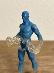 ELECTRO SPIDER MAN 3.5” ACTION FIGURE PLASTIC PVC TOY ON BASE