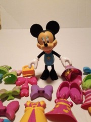 Disney Minnie Mouse Boutique Snap N’ Style Dress Up Lot Accessories