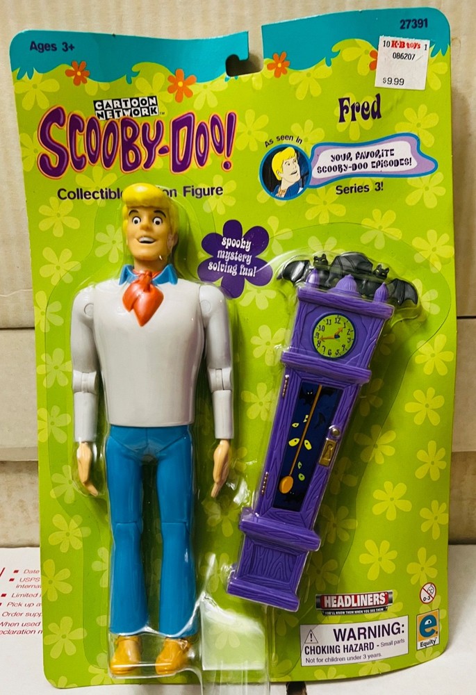 vintage 2001 Equity Marketing Scooby-Doo FRED Series 3 MOC