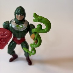 Vintage 1986 Masters Of The Universe MOTU KING HISS Complete He-Man Snake Men