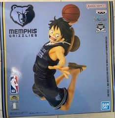 ONE PIECE x NBA MASTER STARS PIECE THE MONKEY D. LUFFY MEMPHIS GRIZZLIES BANDAI