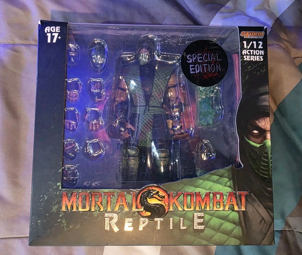storm collectibles mortal kombat Reptile Special Version Bloody READ!!!