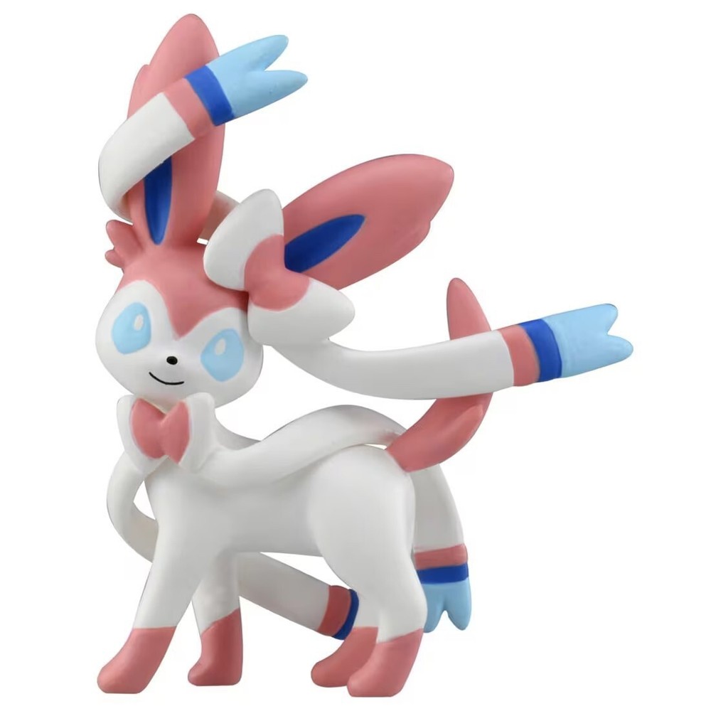 Pokemon Sylveon – Moncolle Series MS-50 Takara Tomy 2″ Figure – Eevee Evolution
