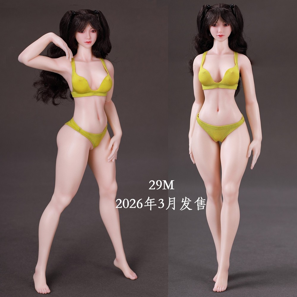 LDDOLL 1/6 Girl Soft Silicone Action Figure Seamless Body Normal chunli 29M