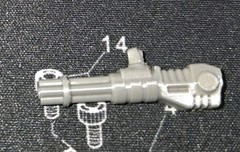 Transformers G1 Monstuctor Gray 3D Printed Replacement Weapons All x6 Small Guns