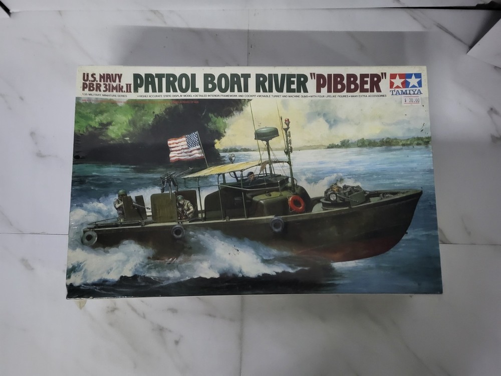 Patrol Boat River Pibber 1/35 TAMIYA Model Kit MIB NEW Sealed