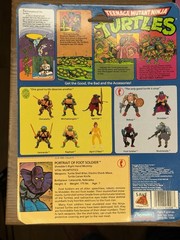 Foot Soldier 10-Back Teenage Mutant Ninja Turtles TMNT 1988 Playmates NEW SEALED
