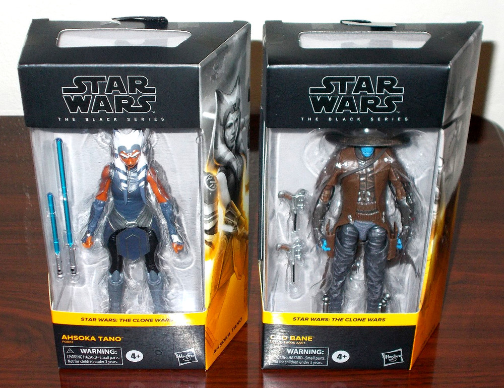 Star Wars Black Series Cad Bane & Ahsoka Tano Figure new The Clone Wars Set
