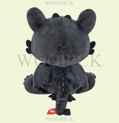 How To Train Your Dragon 3 Sitting Toothless Butterfly Plush Doll 45cm-Authentic