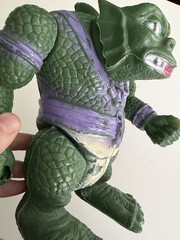 1980s Mexico blow mold Bootleg Thundercats S-S-Slithe 10″ tall RARE!! KO motu