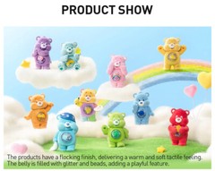 100% Authentic POP MART Care Bears Colorful Hugs Series Confirm Figure Toy Dolls