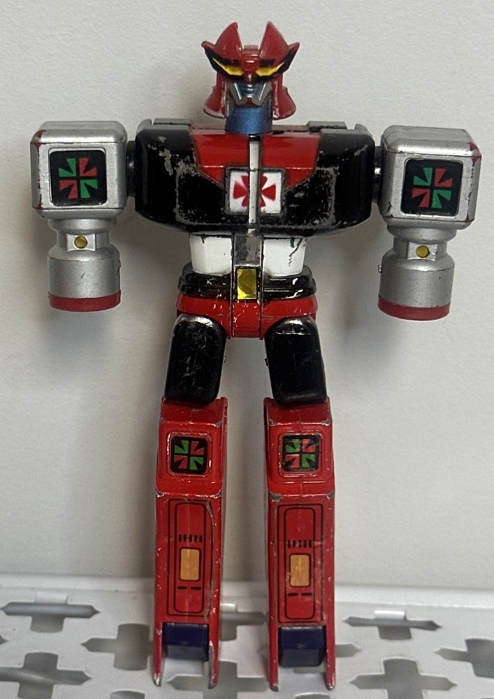 Vintage Popy Miraiman Atlas Future Robot Daltanious 6″ Action Figure Toy Japan