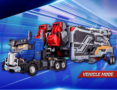 Metal Cardbot W HEAVY IRON W Transforming Robot Trailer Cargo Truck Car Toy 2025