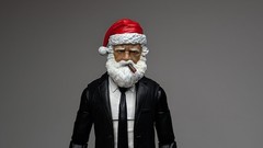 Custom Painted SMOKING SANTA HEAD 1:12 6″ Classified/ Legend Compatible