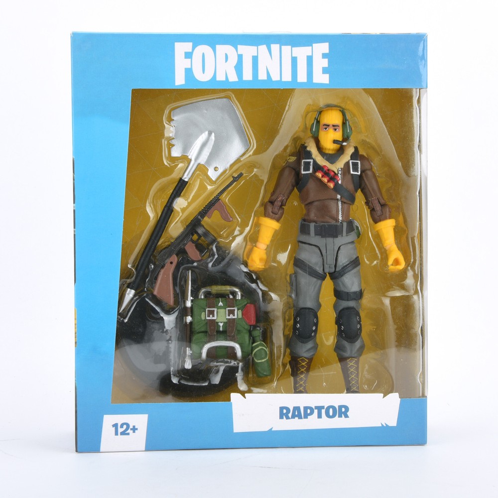 Fortnite Raptor w/Accessories & Weapons 7″ Action Figure Toys NEW Bulk Pack