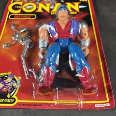 GREYWOLF VINTAGE CONAN THE ADVENTURER HASBRO VINTAGE 1992 ACTION FIGURE
