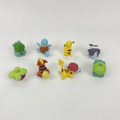 Pokemon Mixed Figures Pikachu Squirtle Bulbasaur Lot of 8 Loose
