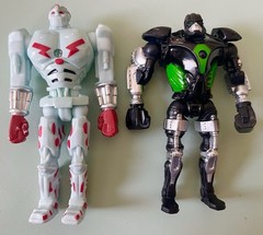 REAL STEEL set of 8 Action Figures robots ATOM lot Zeus steal giant Iron Adam