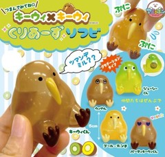 Japanese Blind Box Kiwi Bird Clear Sofubi Vinyl Art Toy 1 Random Figure