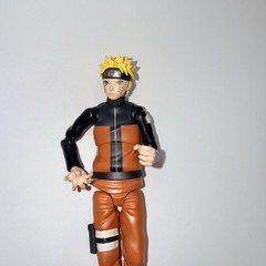 2007 Bandai Anime Heroes Naruto Shippuden UZUMAKI 6″ Anime Action Figure Loose