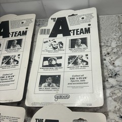 THE A TEAM 1983 GALOOB * HANNIBAL * MR. T * MURDOCK * TEMPLETON PECK * Toys R Us