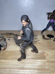 Lot Of 3 Walking Dead McFarlane Toys 9-10in Action Figures Rick Daryl & Micronne