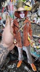1/6 Custom JOHNNY DEPP MAD HATTER ALICE IN WONDERLAND CUSTOM FIGURE