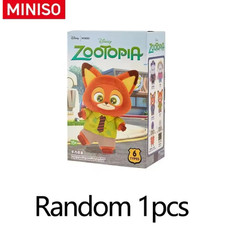 MINISO Zootopia Series doll Vinyl Plush Pendant Blind Box Figure Gift Toy