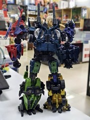 Transformers FOC Bruticus w MBC Microblaze Creations Military Titan G2