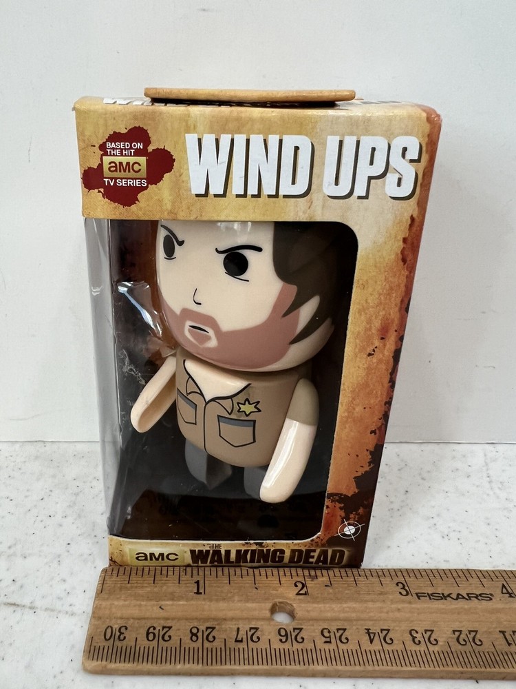 AMC’s The Walking Dead Wind Ups Rick Grimes 2013 New in Unopened Box Bulls i Toy