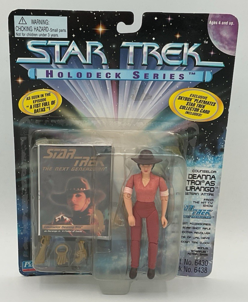 STAR TREK Holodeck Series Deanna Troi As Durango Figure Western Attire Playmates