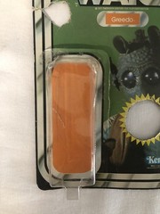 Star Wars Greedo Cardback With Bubble Vintage 1978