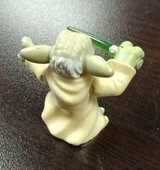 Star Wars 2011 Hasbro Galactic Heroes Yoda Action Figure Used Fast Shipping Toy