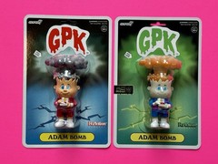 2021 Garbage Pail Kids SDCC Super7 ReAction Adam Bomb Figure Glow-in-Dark