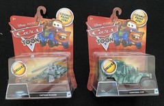 Disney Pixar Cars Toons: Megasize Deluxe Captain Munier and Corporal Kim MINT
