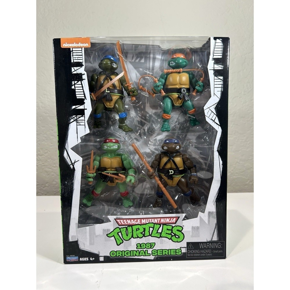 Teenage Mutant Ninja Turtles 1987 Original Series Action Figure 4-Pack New