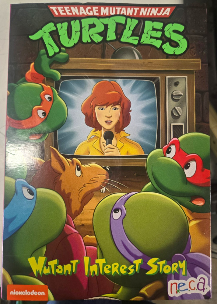 NECA TMNT April O’Neil Action Figure w/ Camera Microphone & Extra Hands