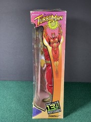 Original 1996 Talking TURBOMAN action figure, Jingle All The Way Schwarzenegger