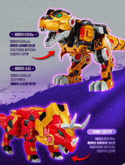Miniforce Dinoid Warrior DINO EMPEROR 5-Robot Combine Transforming Robot Toy