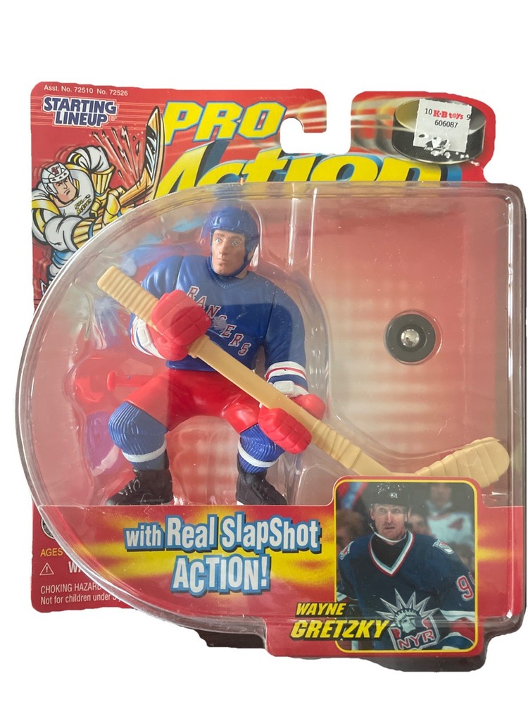 WAYNE GRETZKY Pro Action Hockey NHL (NEW) 1998 Starting Lineup kb toys sticker