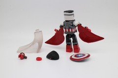 Marvel Minimates Series 60 Captain America Sam Wilson Falcon Wings Shield