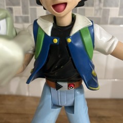 2001 Hasbro Pokemon 11 1/2 In Talking Ash Ketchum Think Chip, Tested, Set-5