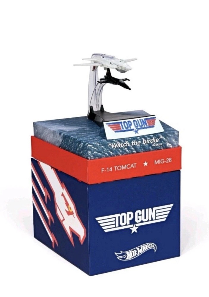 SDCC 2026 Mattel Hot Wheels Top Gun Maverick & Goose F-14 Jet 40th Set Comic Con