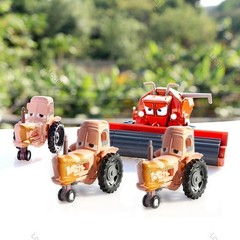 1-4 Pcs Disney Cars Movie Female Tractors & Frank Harvester Mater Die-cast Gift