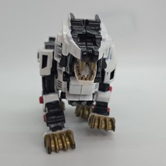 Tomy Zoids White Liger Zero Robot Figure 2002 Hasbro Incomplete